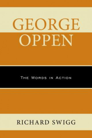 Book George Oppen Richard Swigg