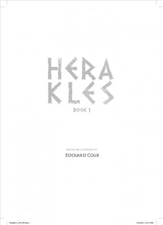 Könyv Herakles Book 1 Edouard Cour