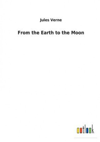 Carte From the Earth to the Moon Jules Verne