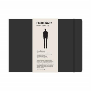 Kniha Fashionary Portfolio Mens Sketchbook A4 