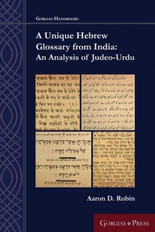 Kniha Unique Hebrew Glossary from India Aaron D Rubin