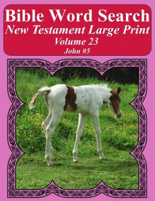Carte Bible Word Search New Testament Large Print Volume 23: John #5 T W Pope