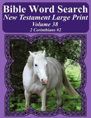 Carte Bible Word Search New Testament Large Print Volume 38: 2 Corinthians #2 T W Pope