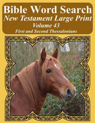 Carte Bible Word Search New Testament Large Print Volume 43: First and Second Thessalonians T W Pope