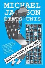 Carte Michael Jackson - Etats Unis - Discographie - Edition Noir et Blanc Juan Carlos Irigoyen Perez
