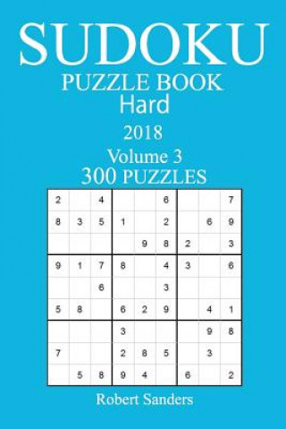 Książka 300 Hard Sudoku Puzzle Book - 2018 Robert Sanders