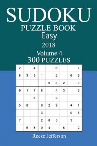 Kniha 300 Easy Sudoku Puzzle Book - 2018 Reese Jefferson