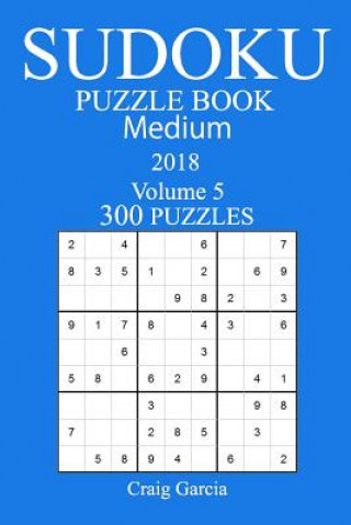 Libro 300 Medium Sudoku Puzzle Book - 2018 Craig Garcia