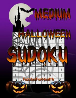 Kniha Medium Halloween Sudoku Puzzlesforhealth