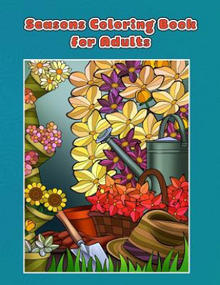 Kniha Seasons Coloring Book for Adults: Spring, Summer, Autumn and Winter Coloring Book Mindful Coloring Books