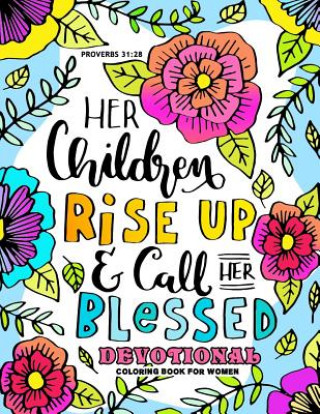 Książka Devotional Coloring book for Women: Bible Verse & Christian Coloring Book Balloon Publishing