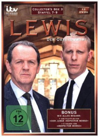 Video Lewis - Der Oxford Krimi, 12 DVDs (Collector's Box) Kevin Whately
