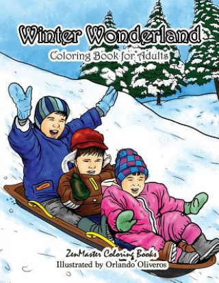 Libro Winter Wonderland Coloring Book for Adults Zenmaster Coloring Books