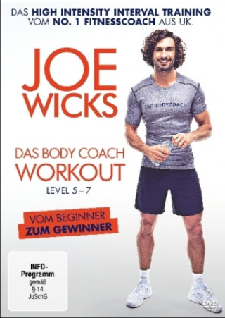 Video Joe Wicks - Das Body Coach Workout - Level 5-7 - (HIIT - High Intensity Interval Training), 1 DVD, 1 DVD-Video Joe Wicks