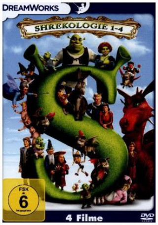 Filmek Shrekologie 1-4, 4 DVD Sim Evan-Jones