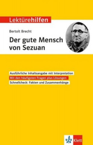 Buch Lektürehilfen Bertolt Brecht "Der Gute Mensch von Sezuan" Bertolt Brecht