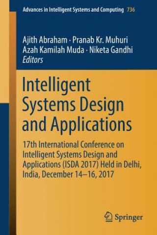 Livre Intelligent Systems Design and Applications Ajith Abraham