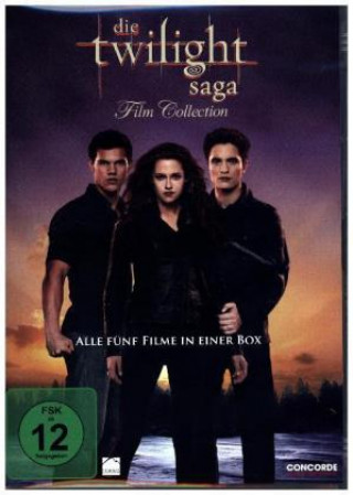 Видео Die Twilight-Saga Film Collection (1-5), 5 DVD Stephenie Meyer