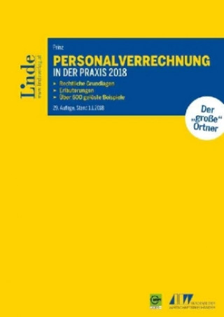 Livre Personalverrechnung in der Praxis 2018, (f. Österreich) Irina Prinz