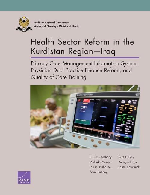 Kniha Health Sector Reform in the Kurdistan Region-Iraq C. Ross Anthony