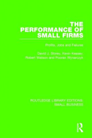 Kniha Performance of Small Firms David J. Storey