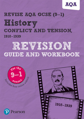Книга Pearson REVISE AQA GCSE History Conflict and tension, 1918-1939 Revision Guide and Workbook inc online edition - 2023 and 2024 exams Sally Clifford