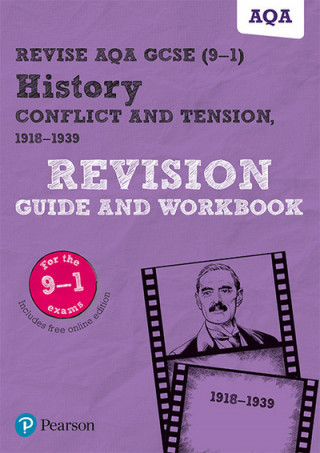 Book Pearson REVISE AQA GCSE History Conflict and tension, 1918-1939 Revision Guide and Workbook inc online edition - 2023 and 2024 exams Sally Clifford