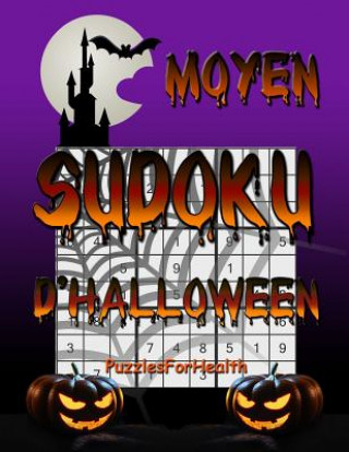 Carte Sudoku d'Halloween (Moyen) Puzzlesforhealth