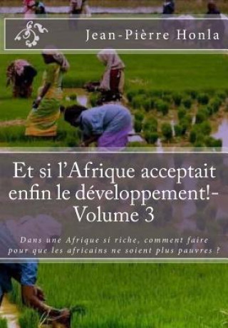 Kniha Et si l'Afrique acceptait enfin le développement!-Volume 3: Dans une Afrique si riche, comment faire pour que les africains ne soient plus pauvres ? Jean-Pierre Honla