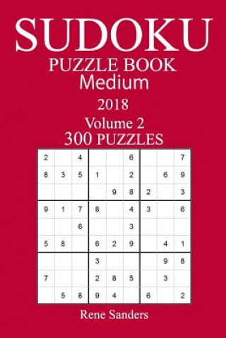 Buch 300 Medium Sudoku Puzzle Book - 2018 Robert Sanders