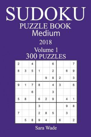 Carte 300 Medium Sudoku Puzzle Book - 2018 Sara Wade