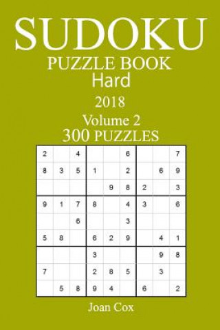 Książka 300 Hard Sudoku Puzzle Book - 2018 Joan Cox