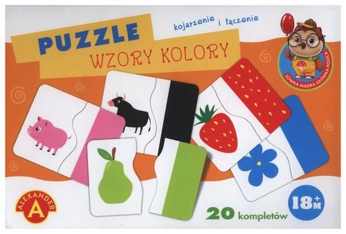 Hra/Hračka Puzzle wzory kolory 