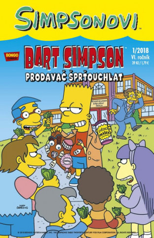 Book Bart Simpson Prodavač šprťouchlat collegium