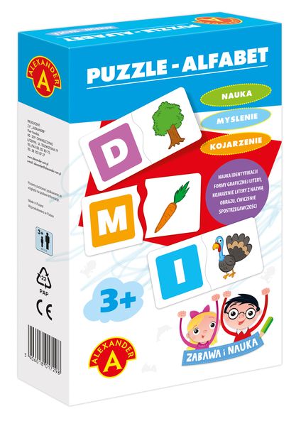 Spiel/Spielzeug Puzzle Alfabet 