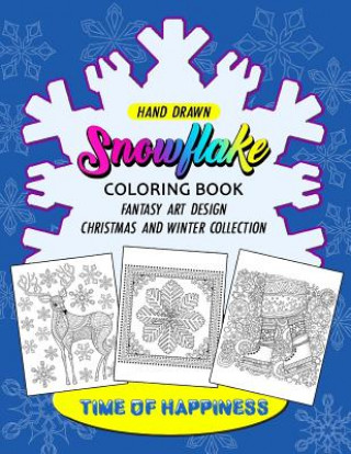 Kniha SnowFlake Coloring Book: Happy Merry Christmas Design for Adults Balloon Publishing
