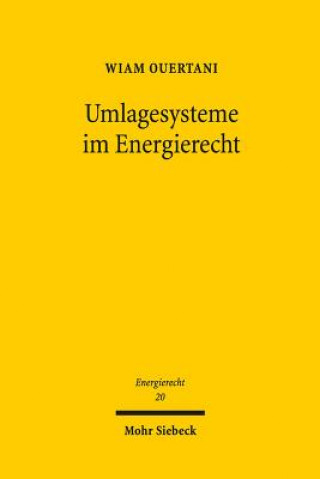 Kniha Umlagesysteme im Energierecht Wiam Ouertani