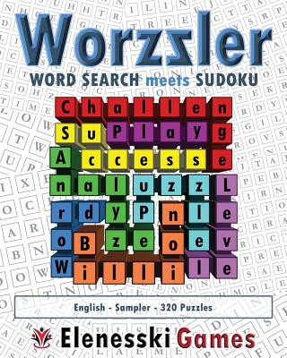 Buch Worzzler (English, Sampler, 320 Puzzles): Word Search meets Sudoku Elenesski Games