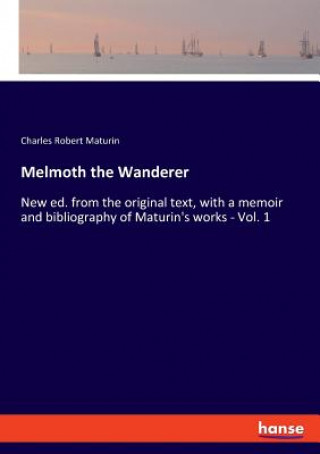 Carte Melmoth the Wanderer CHARLES ROB MATURIN