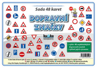 Carte Sada 48 malých karet (A7) - dopravní značky Petr Kupka