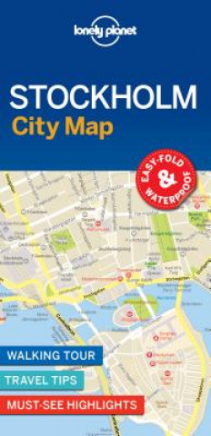 Nyomtatványok Lonely Planet Stockholm City Map Planet Lonely