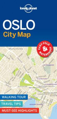 Tlačovina Lonely Planet Oslo City Map Planet Lonely