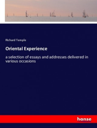 Kniha Oriental Experience Richard Temple