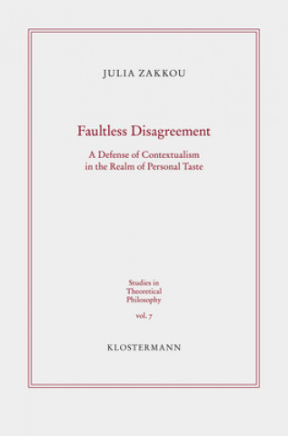 Buch Faultless Disagreement Julia Zakkou