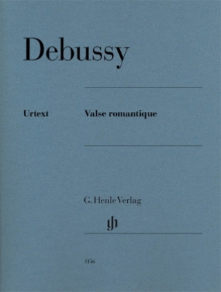 Könyv Valse romantique, Urtext Claude Debussy