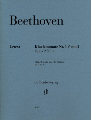 Könyv Klaviersonate Nr. 1 f-moll op. 2,1 Ludwig Van Beethoven