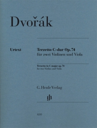 Carte Terzetto C-dur Opus 74 für zwei Violinen und Viola, Urtext Antonín Dvorák