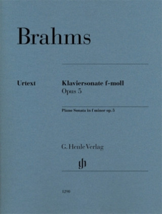 Kniha Klaviersonate f-moll op. 5, Urtext Johannes Brahms