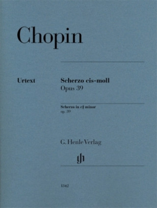 Könyv Scherzo cis-moll op. 39, Urtext Frédéric Chopin