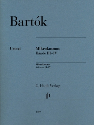 Könyv Mikrokosmos Bände III-IV, Urtext Béla Bartók